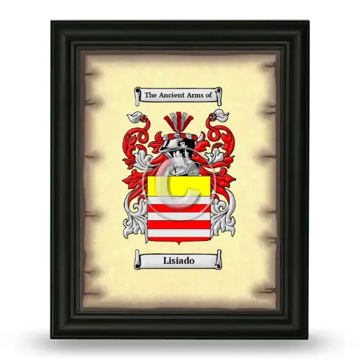 Lisiado Coat of Arms Framed - Black