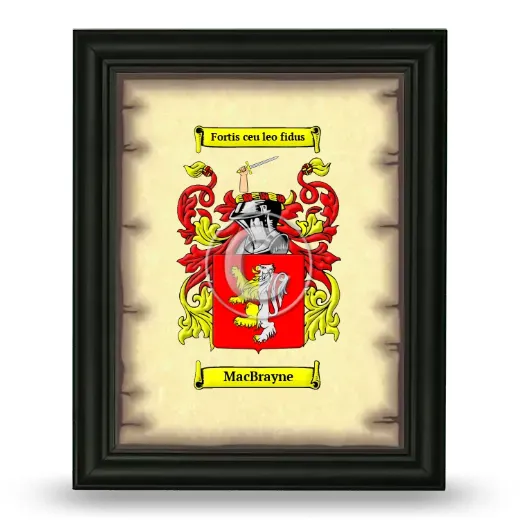 MacBrayne Coat of Arms Framed - Black