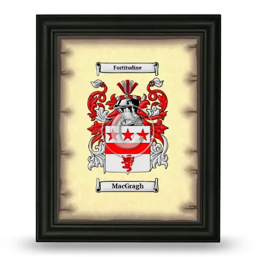 MacGragh Coat of Arms Framed - Black