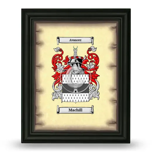 Machill Coat of Arms Framed - Black