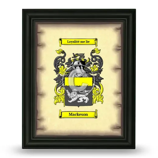 Mackeson Coat of Arms Framed - Black
