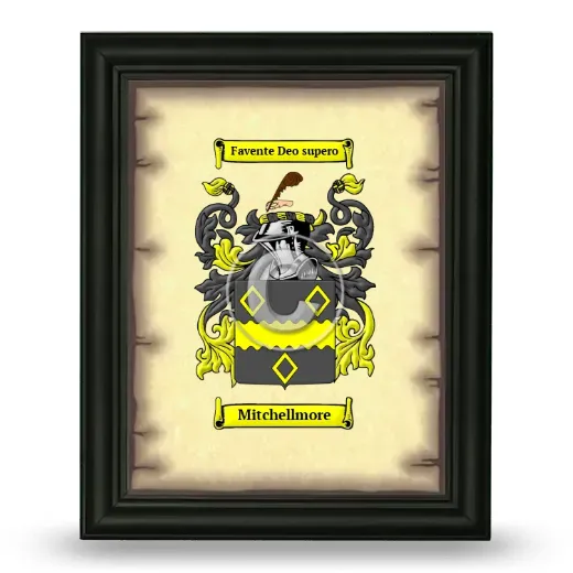 Mitchellmore Coat of Arms Framed - Black