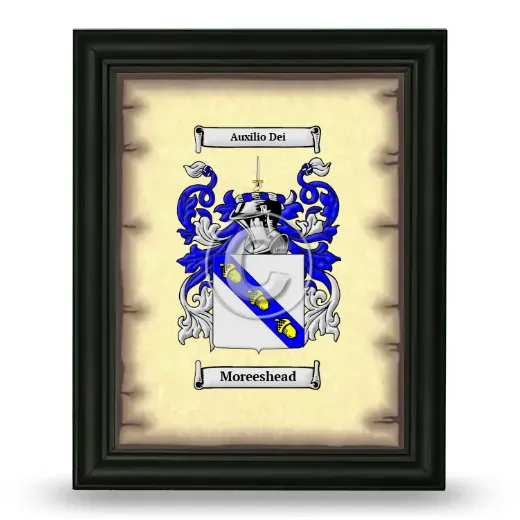 Moreeshead Coat of Arms Framed - Black
