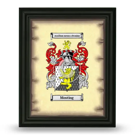 Mosting Coat of Arms Framed - Black
