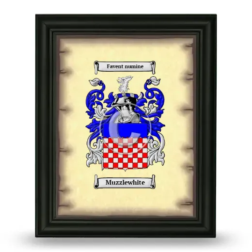 Muzzlewhite Coat of Arms Framed - Black