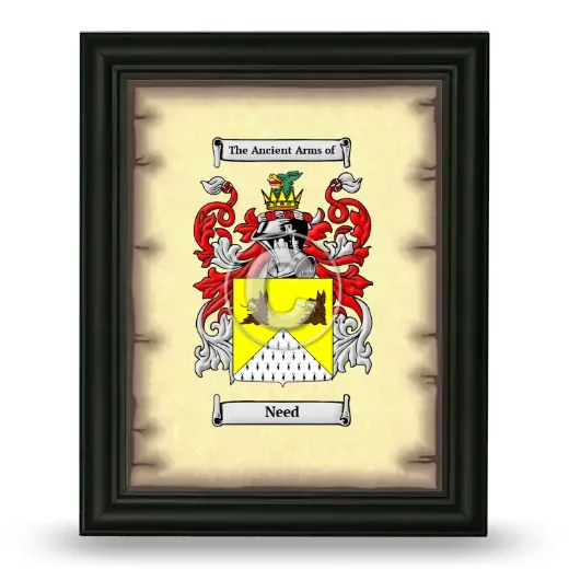 Need Coat of Arms Framed - Black