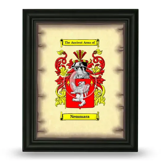 Nemmara Coat of Arms Framed - Black