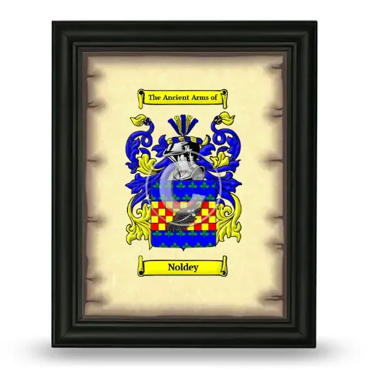Noldey Coat of Arms Framed - Black