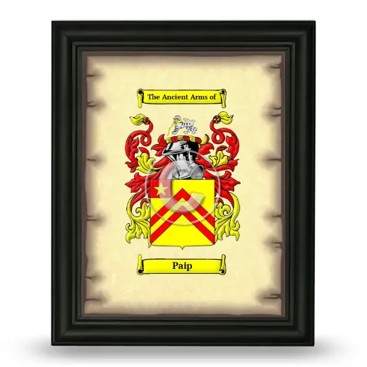 Paip Coat of Arms Framed - Black