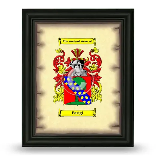 Parigi Coat of Arms Framed - Black