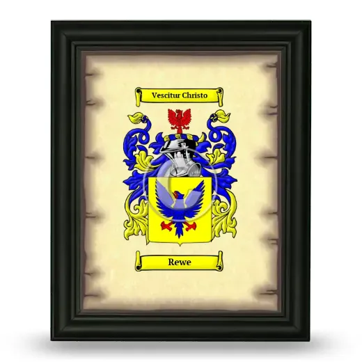 Rewe Coat of Arms Framed - Black