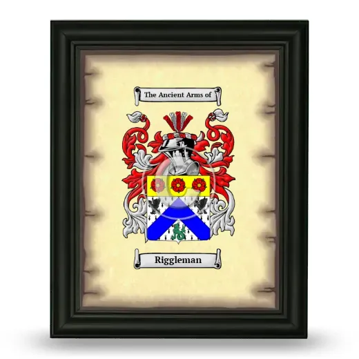 Riggleman Coat of Arms Framed - Black