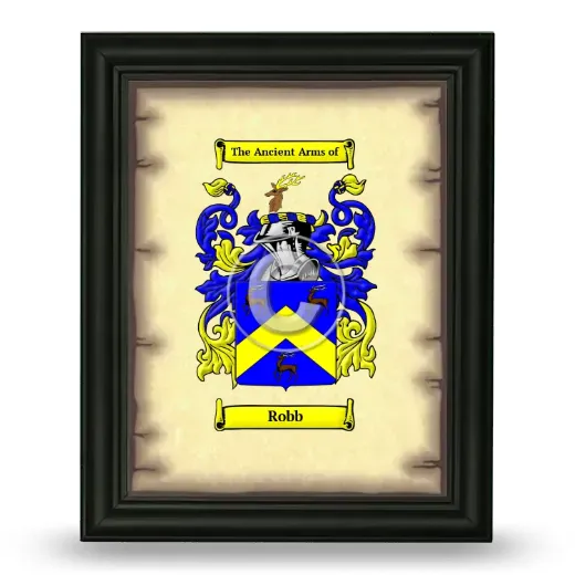 Robb Coat of Arms Framed - Black