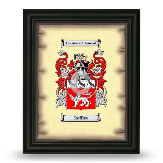 Roffies Coat of Arms Framed - Black