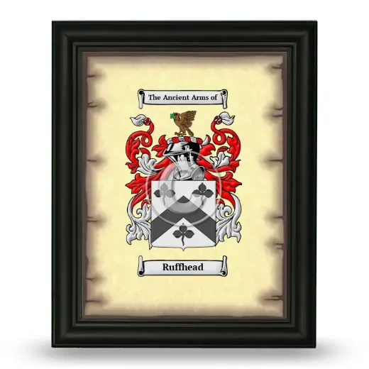 Ruffhead Coat of Arms Framed - Black