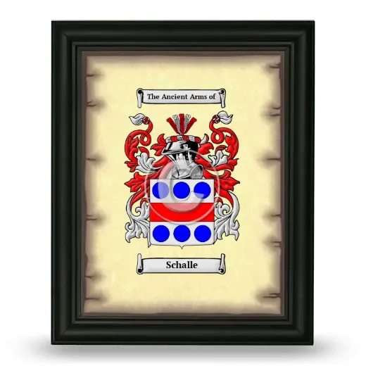 Schalle Coat of Arms Framed - Black