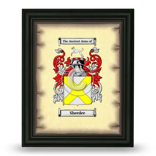Sheedee Coat of Arms Framed - Black