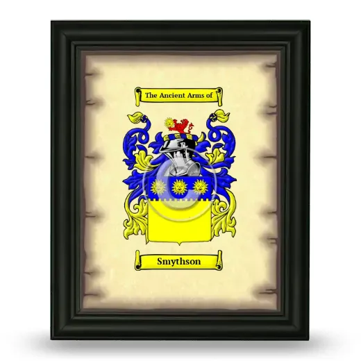 Smythson Coat of Arms Framed - Black