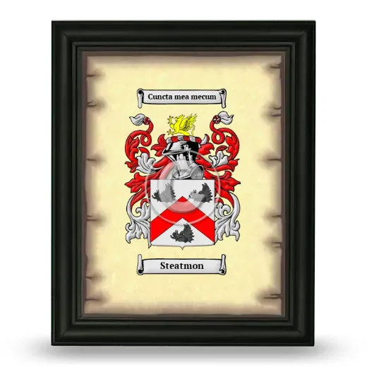 Steatmon Coat of Arms Framed - Black