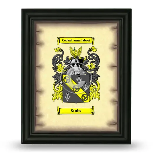 Stubs Coat of Arms Framed - Black