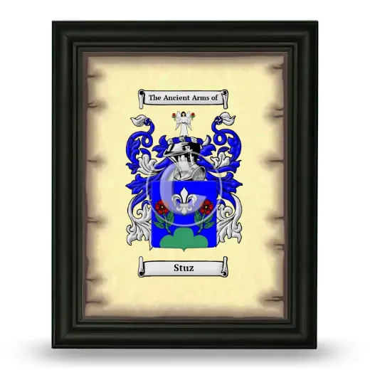 Stuz Coat of Arms Framed - Black