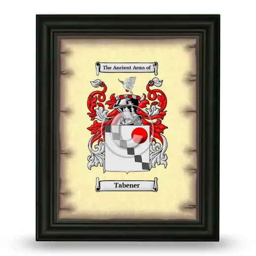 Tabener Coat of Arms Framed - Black