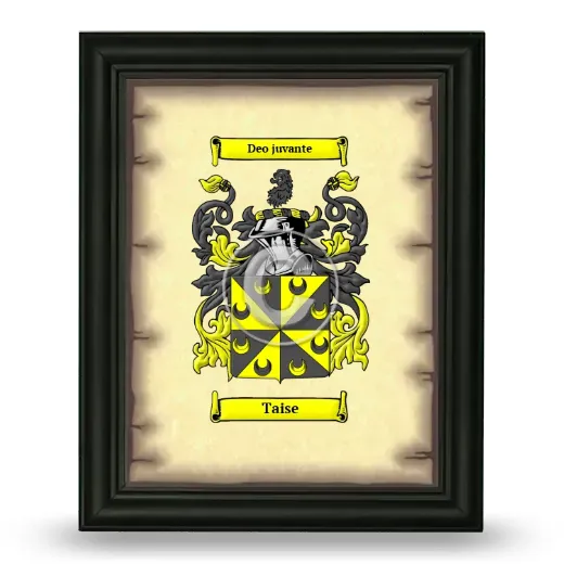 Taise Coat of Arms Framed - Black