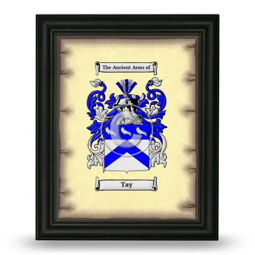 Tay Coat of Arms Framed - Black