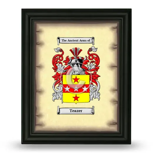 Teazer Coat of Arms Framed - Black