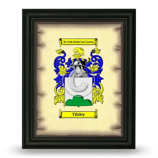 Tilsley Coat of Arms Framed - Black