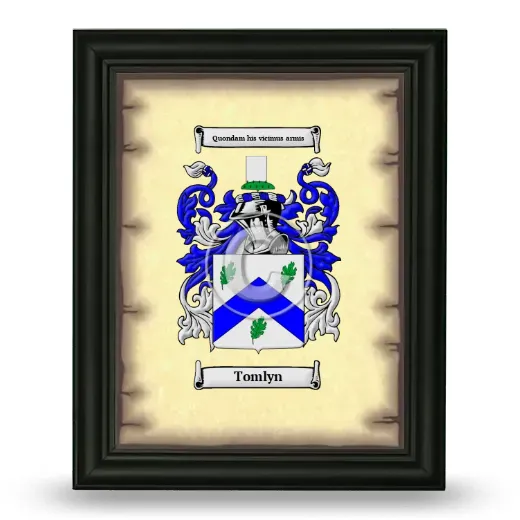 Tomlyn Coat of Arms Framed - Black