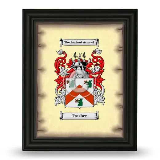 Trasher Coat of Arms Framed - Black