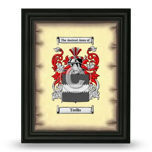 Trello Coat of Arms Framed - Black