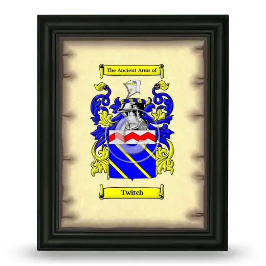 Twitch Coat of Arms Framed - Black
