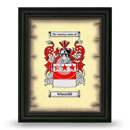 Wheatfill Coat of Arms Framed - Black