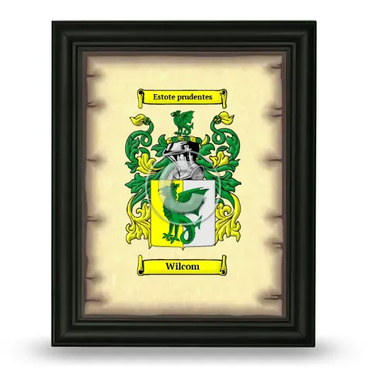 Wilcom Coat of Arms Framed - Black