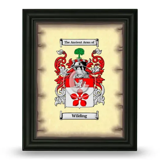 Wilding Coat of Arms Framed - Black