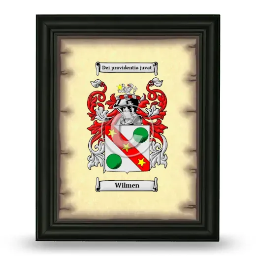 Wilmen Coat of Arms Framed - Black