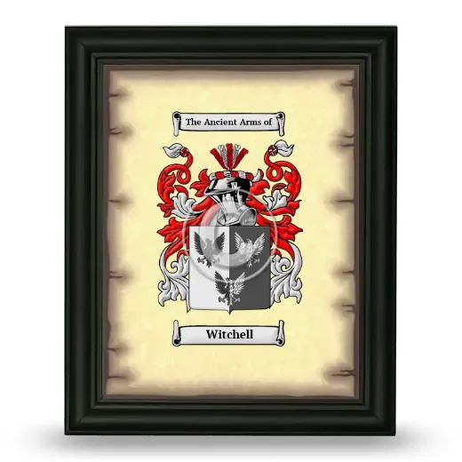 Witchell Coat of Arms Framed - Black