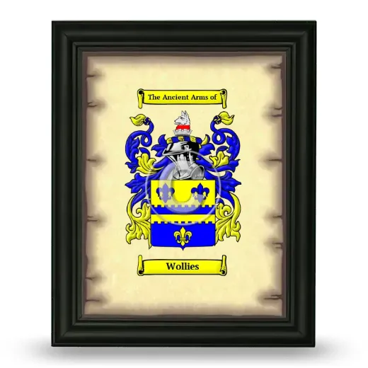 Wollies Coat of Arms Framed - Black