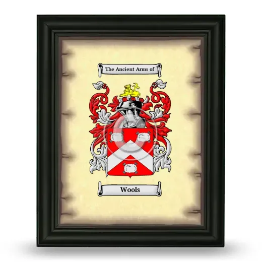 Wools Coat of Arms Framed - Black