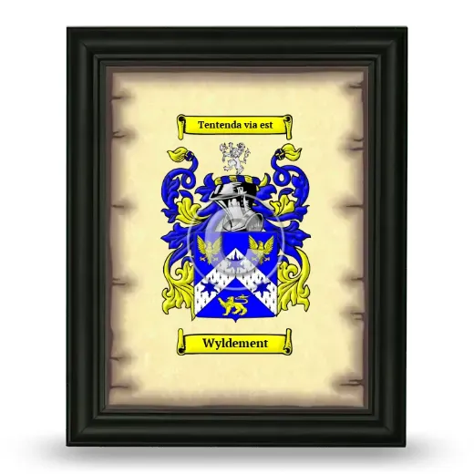 Wyldement Coat of Arms Framed - Black