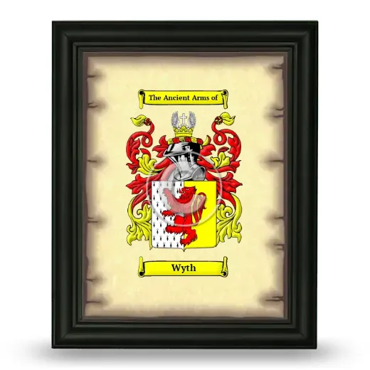 Wyth Coat of Arms Framed - Black