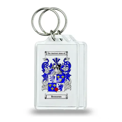Brosseau Pair of Keychains