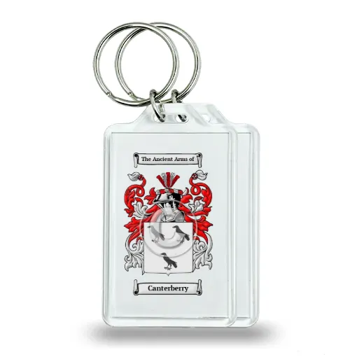 Canterberry Pair of Keychains