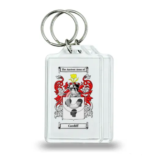 Cardiff Pair of Keychains