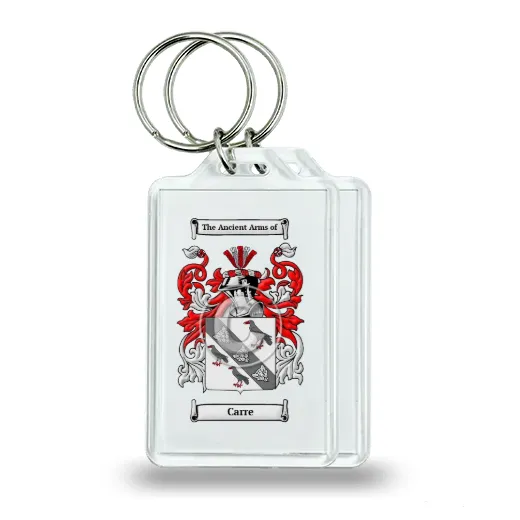 Carre Pair of Keychains