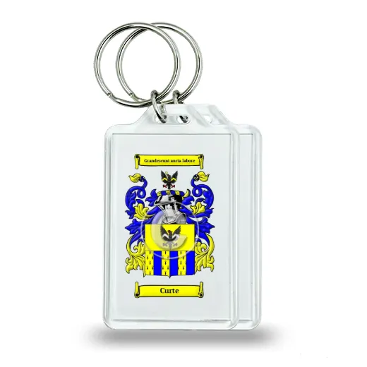 Curte Pair of Keychains