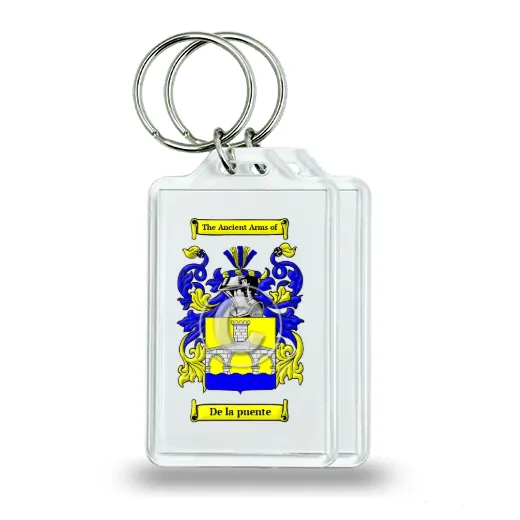De la puente Pair of Keychains