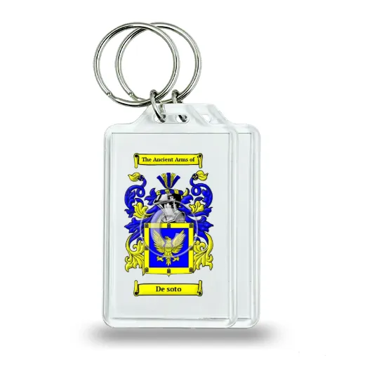 De soto Pair of Keychains